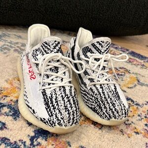 Yeezy adidas kids Zebra Knit Sneakers